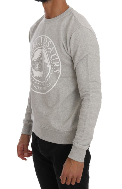 Maglione in cotone girocollo Chic Morellosaurs di Frankie Morello