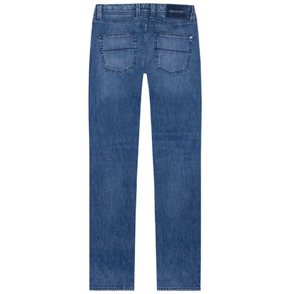 Tramarossa Blue Cotton Jeans & Pant