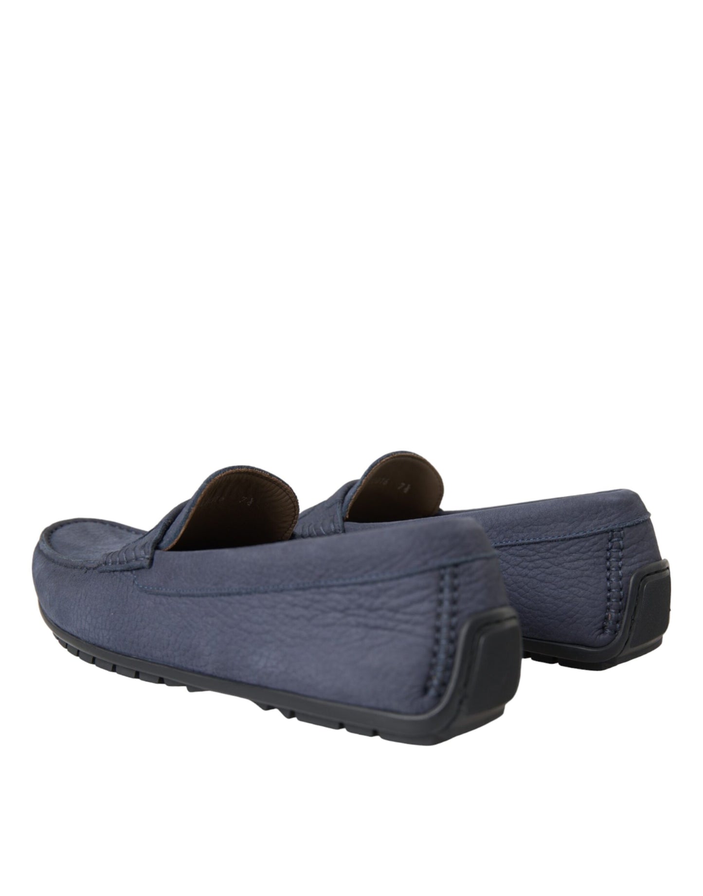 Dolce &amp; Gabbana Scarpe Mocassino Slip On in Pelle di Vitello Blu