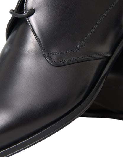 Dolce &amp; Gabbana Scarpe Derby Formali da Uomo in Pelle Nera