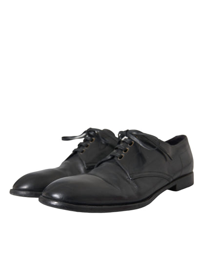 Dolce &amp; Gabbana Scarpe Derby Formali da Uomo in Pelle Nera