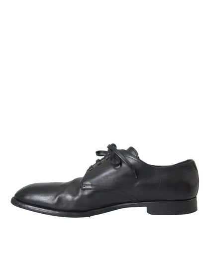 Dolce &amp; Gabbana Scarpe Derby Formali da Uomo in Pelle Nera