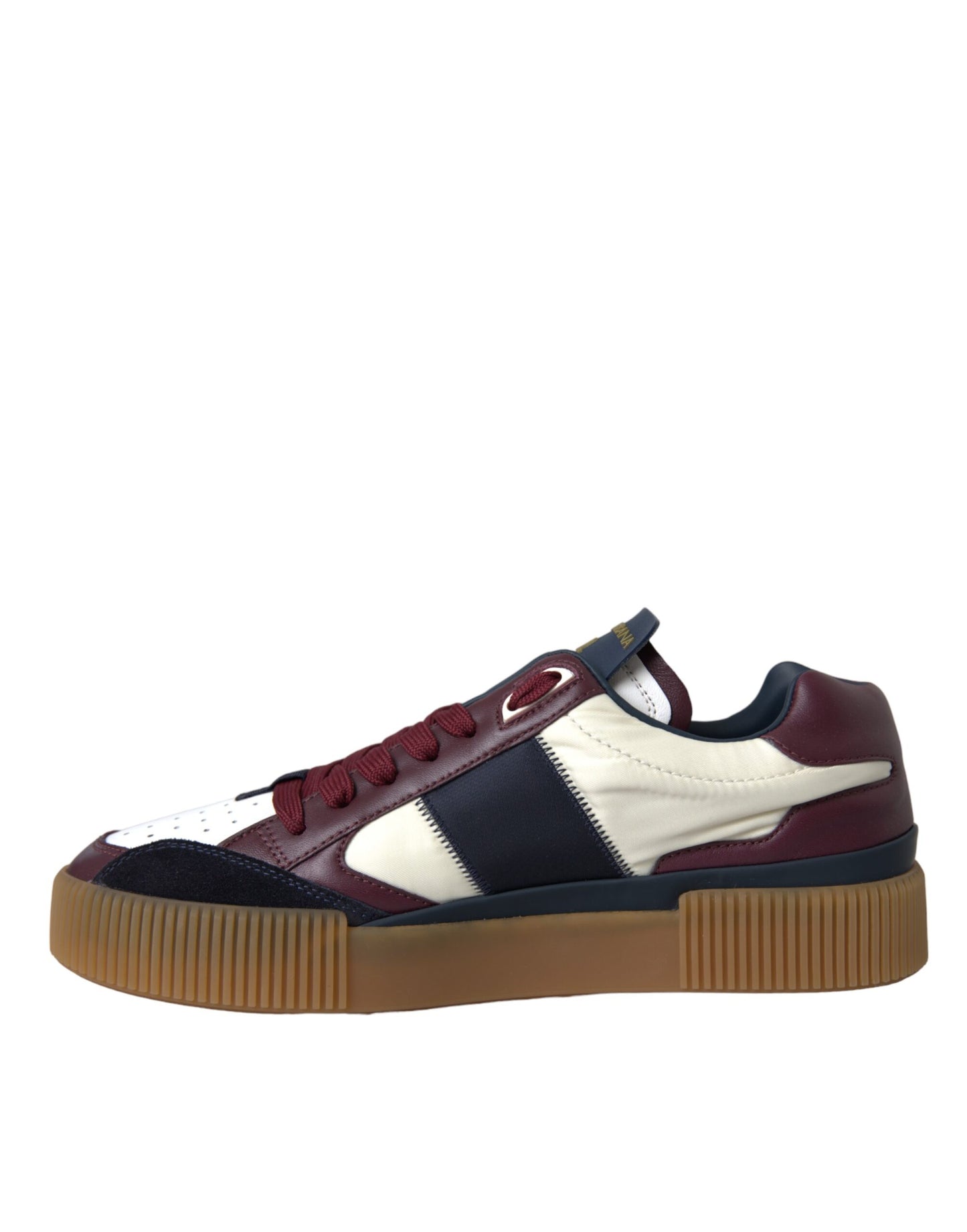 Dolce &amp; Gabbana Multicolor Miami Leather Low Top Sneakers Scarpe