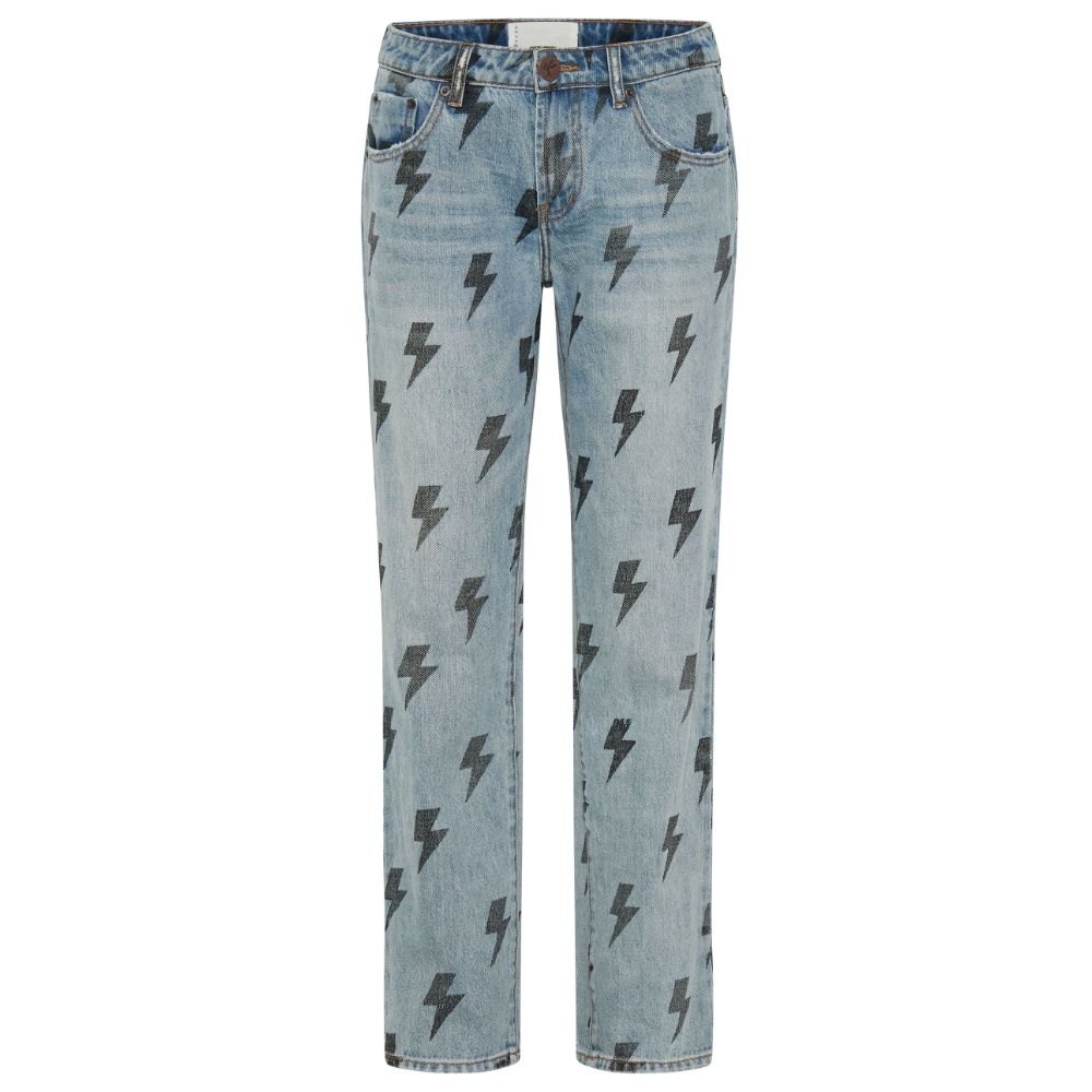 One Teaspoon Light Blue Cotton Jeans & Pant