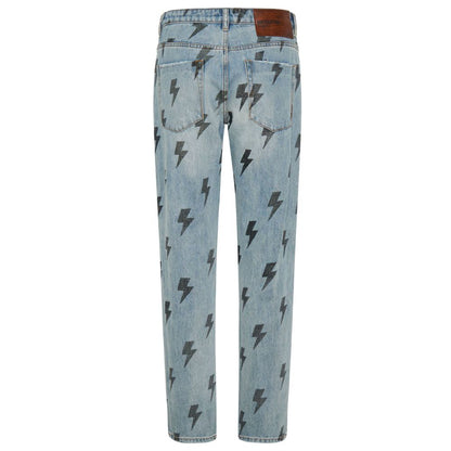 Jeans e pantaloni in cotone azzurro One Teaspoon