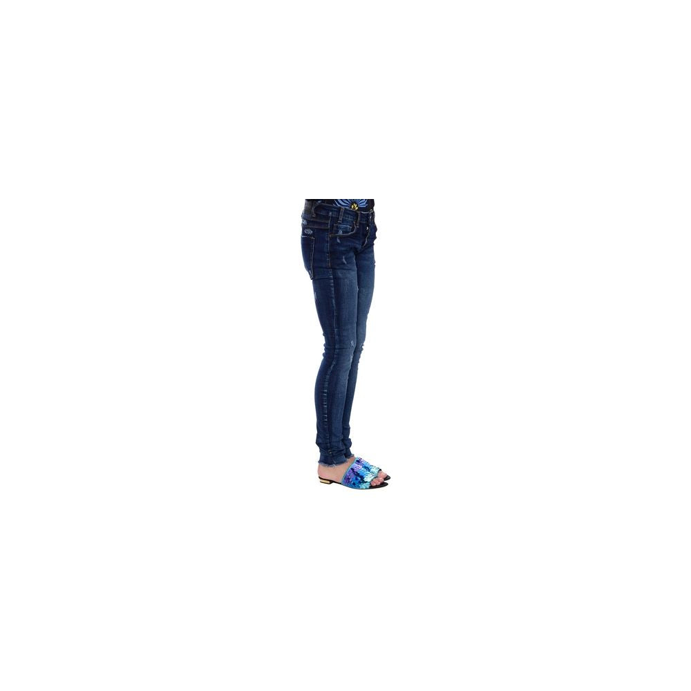 Jeans e pantaloni in cotone blu One Teaspoon