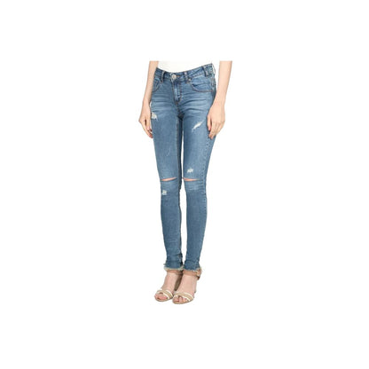 Jeans e pantaloni in cotone blu One Teaspoon