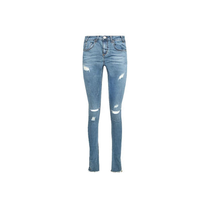 Jeans e pantaloni in cotone blu One Teaspoon