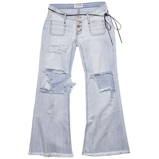 Jeans e pantaloni in cotone azzurro One Teaspoon