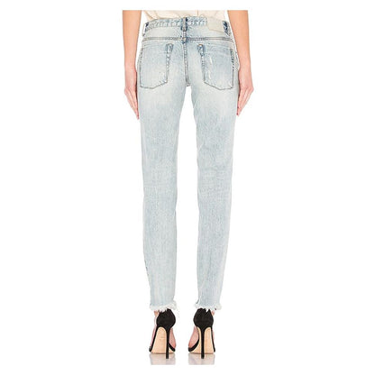 Jeans e pantaloni in cotone azzurro One Teaspoon