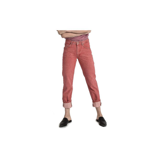 Jeans e pantaloni in cotone rosso One Teaspoon