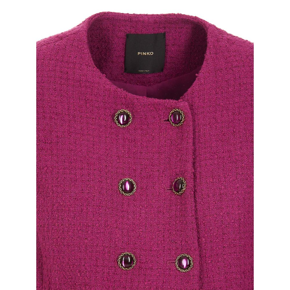 PINKO Abiti e Blazer in Cotone Fucsia