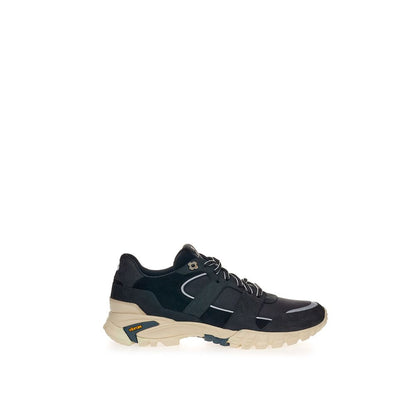 Sneaker Lardini in pelle scamosciata nera