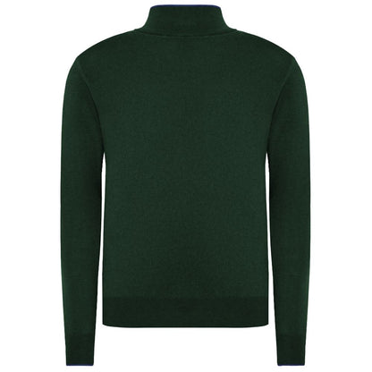 La Martina Green Acrylic Sweater