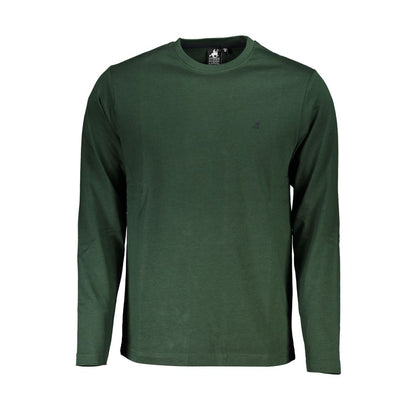 Maglietta in cotone verde US Grand Polo