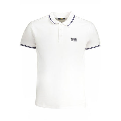 Polo Cavalli Class in cotone bianco