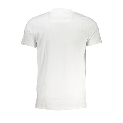 Cavalli Class White Cotton T-Shirt