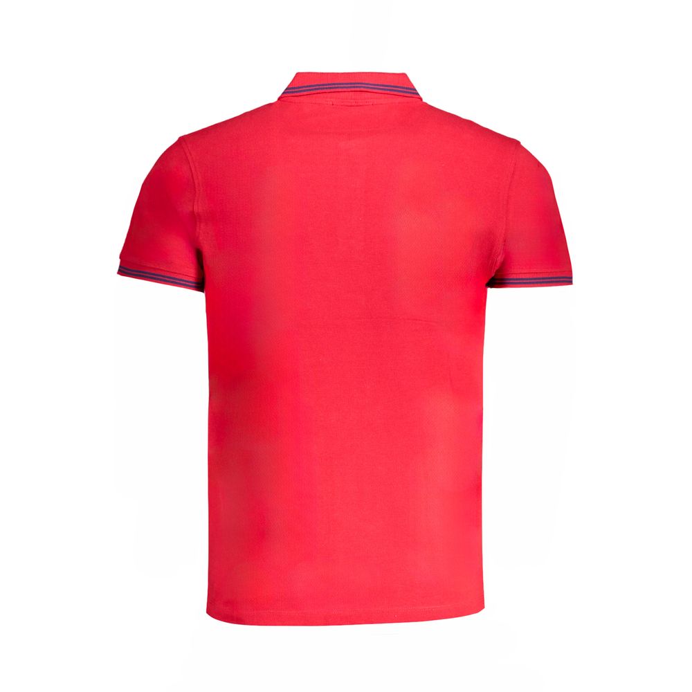 Polo in cotone rosso Cavalli Class