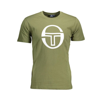 T-shirt Sergio Tacchini in cotone verde