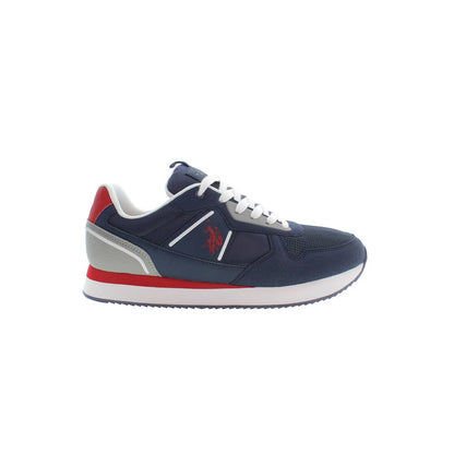 US POLO ASSN. Eleganti sneakers sportive blu con accenti a contrasto