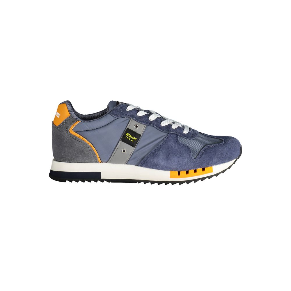 Blauer Eleganti Sneakers Stringate Blu con Dettagli a Contrasto