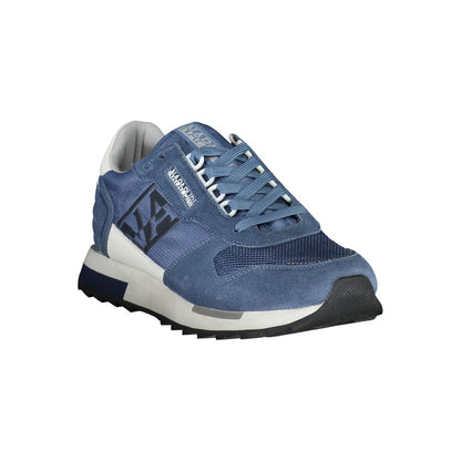 Napapijri Sleek Blue Lace-Up Sport Sneakers