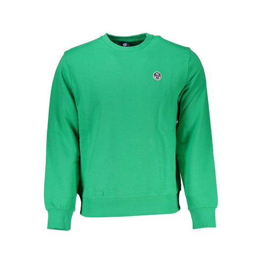 Maglione North Sails in cotone verde