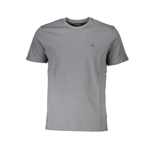 T-shirt Napapijri in cotone grigio