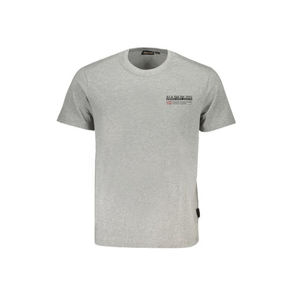 T-shirt Napapijri in cotone grigio