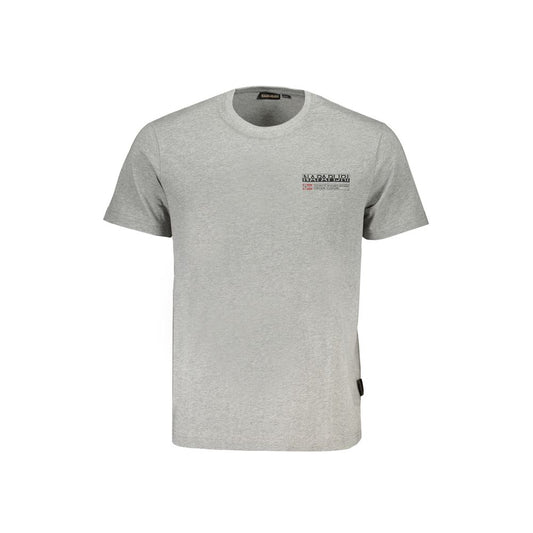 T-shirt Napapijri in cotone grigio