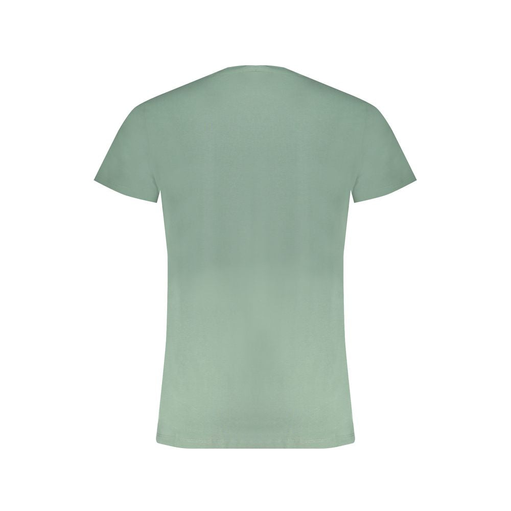 T-shirt in cotone verde Trussardi