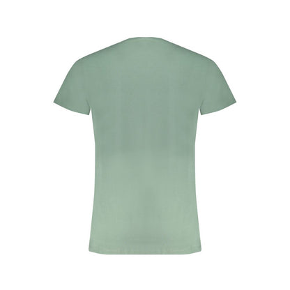 T-shirt in cotone verde Trussardi