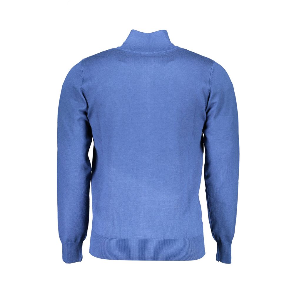 Maglione in nylon blu Grand Polo degli Stati Uniti