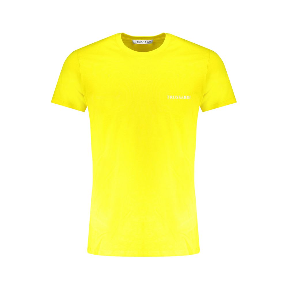 T-shirt in cotone giallo Trussardi