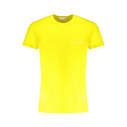 T-shirt in cotone giallo Trussardi