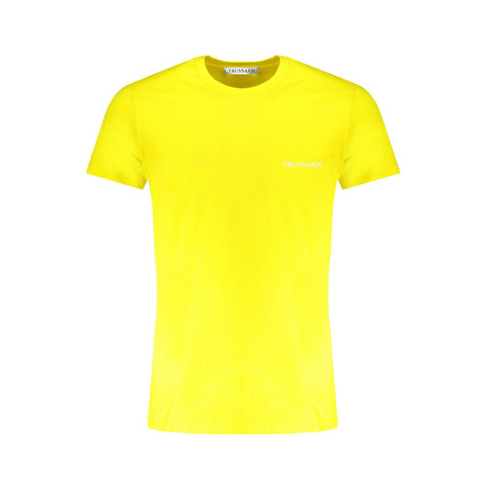 T-shirt in cotone giallo Trussardi