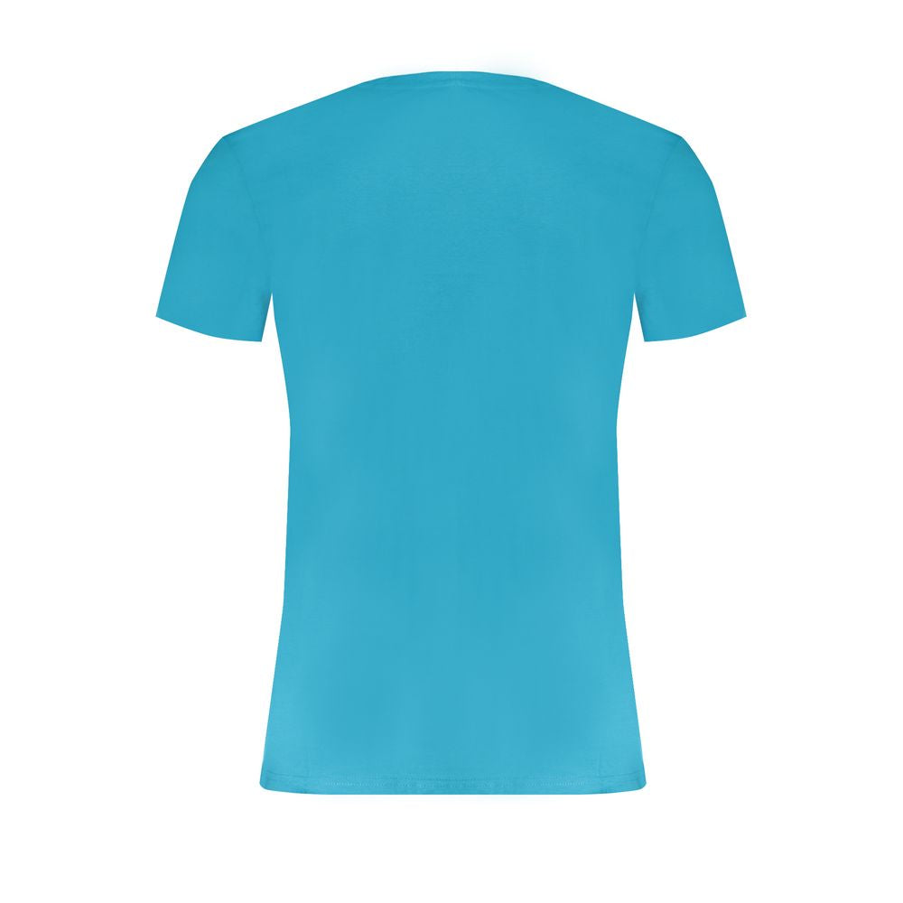 T-shirt in cotone azzurro Trussardi