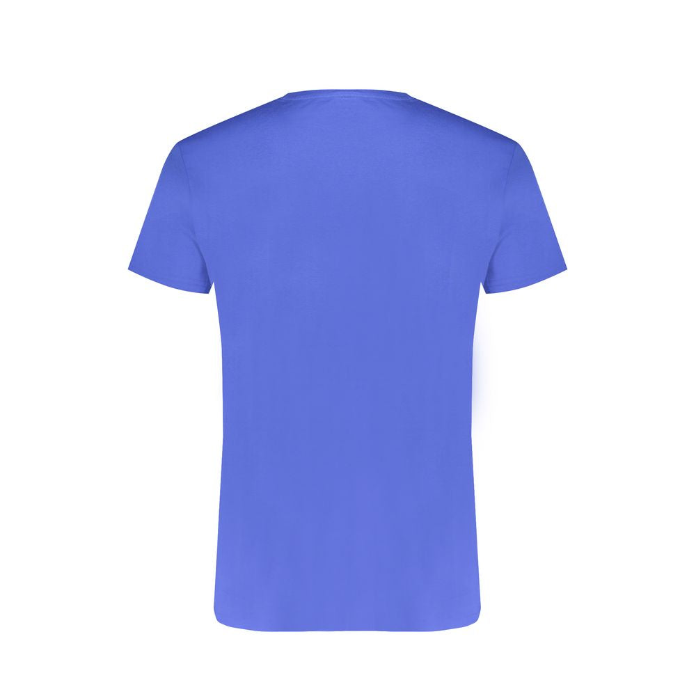 T-shirt in cotone blu Trussardi