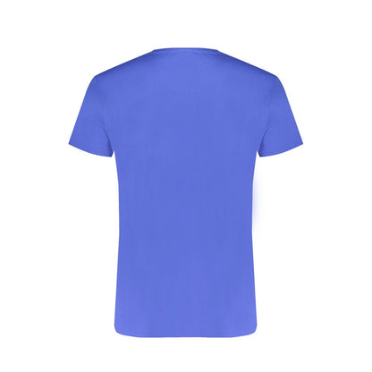 T-shirt in cotone blu Trussardi