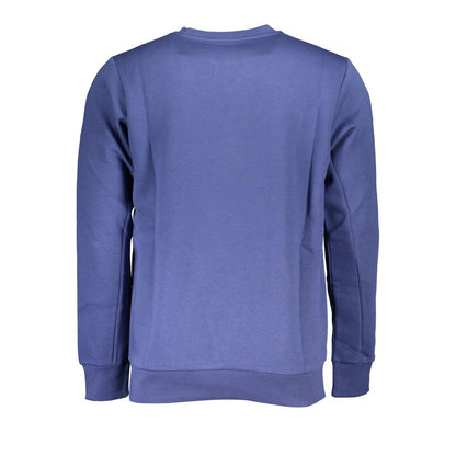 Maglione girocollo in pile US Grand Polo Chic in blu