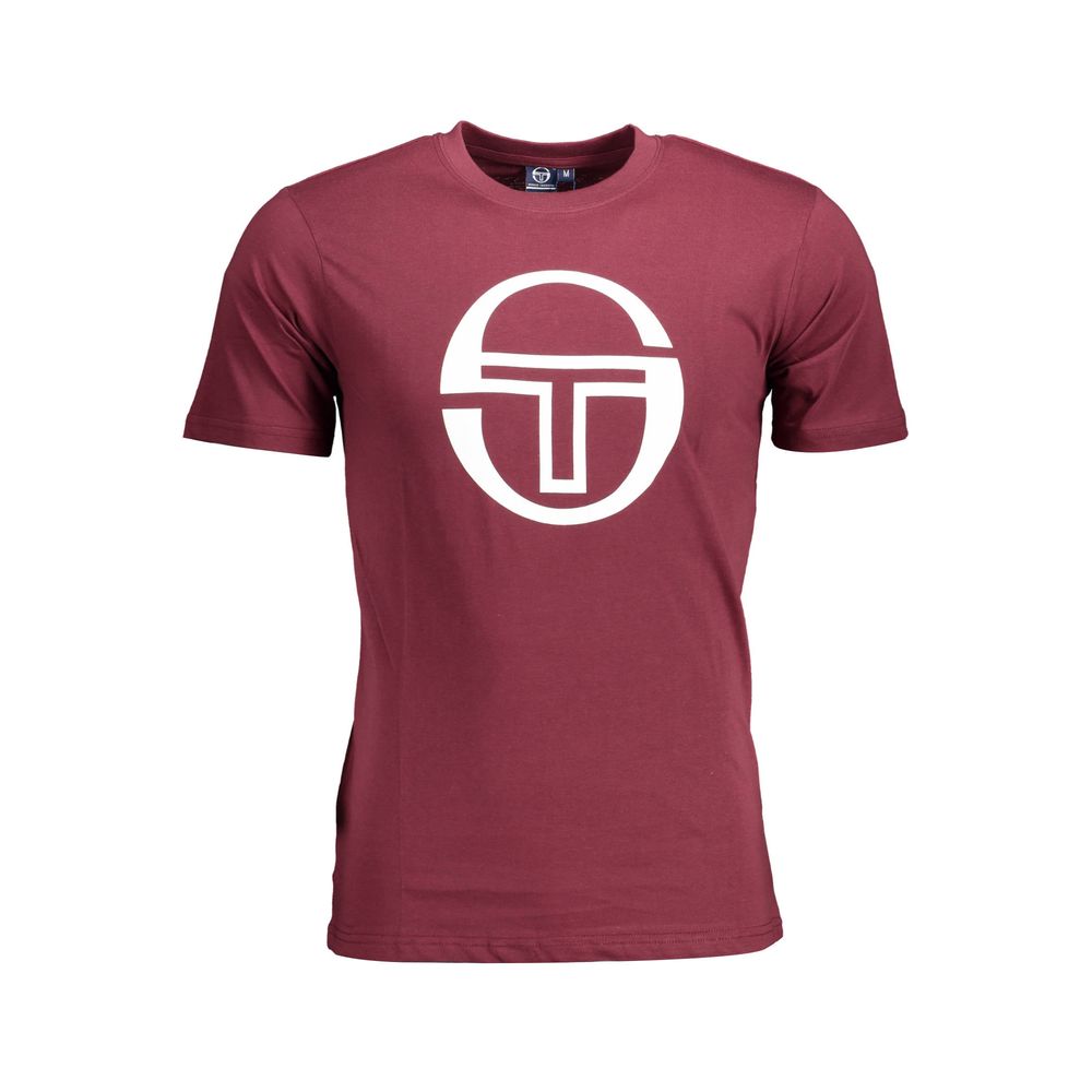 T-shirt Sergio Tacchini in cotone viola