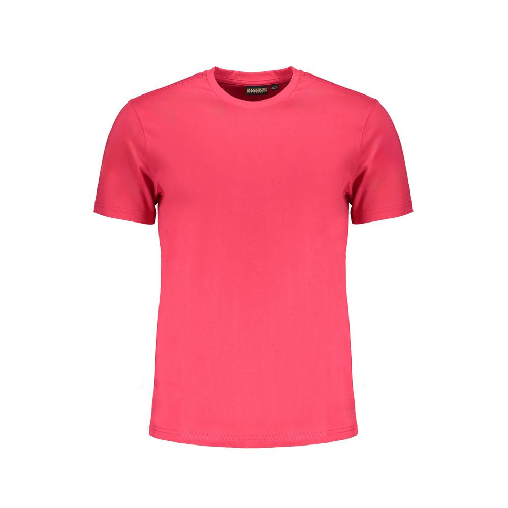 T-shirt Napapijri in cotone rosa