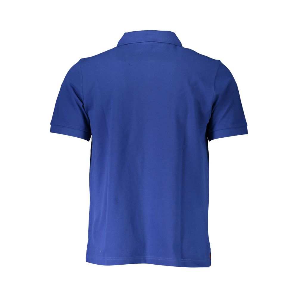 Polo North Sails Chic Blue Cotton con dettaglio logo