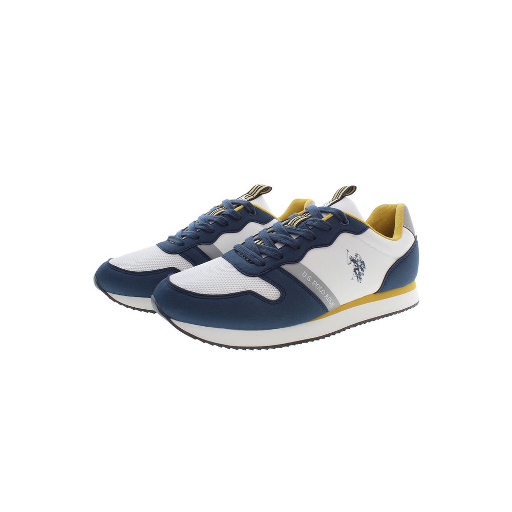 US POLO ASSN. Eleganti sneakers blu con dettagli a contrasto