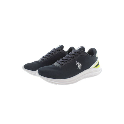 US POLO ASSN. Sneakers rialzate blu con dettaglio logo