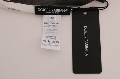 Dolce &amp; Gabbana Elegante Blusa Elasticizzata a Righe