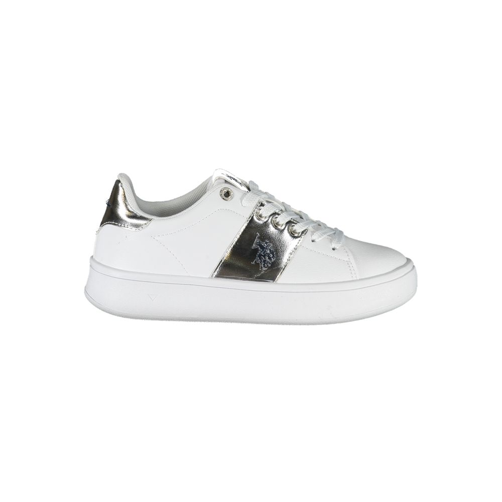 US POLO ASSN. Sneakers stringate sportive chic con dettagli a contrasto