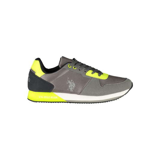 US POLO ASSN. Eleganti sneakers sportive stringate grigie