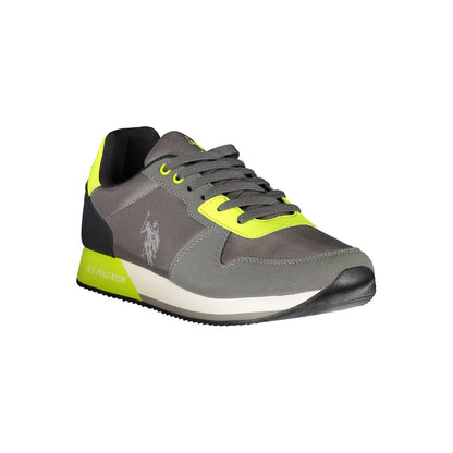 US POLO ASSN. Eleganti sneakers sportive stringate grigie