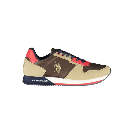 US POLO ASSN. Classiche sneakers marroni dal fascino sportivo